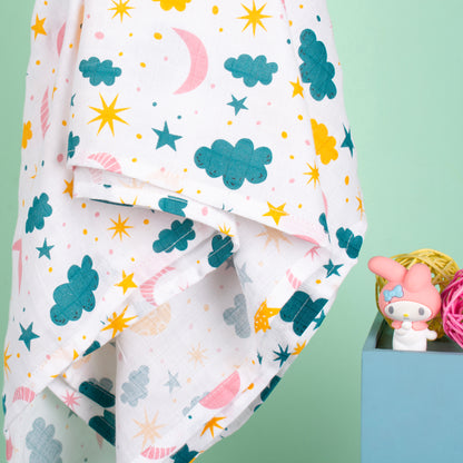 BAMBOO+ORGANIC-MUSLIN-SWADDLE-CLOUDY TWILIGHT