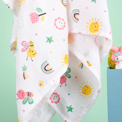 BAMBOO+ORGANIC-MUSLIN-SWADDLE-FLUTTER & BLOOM