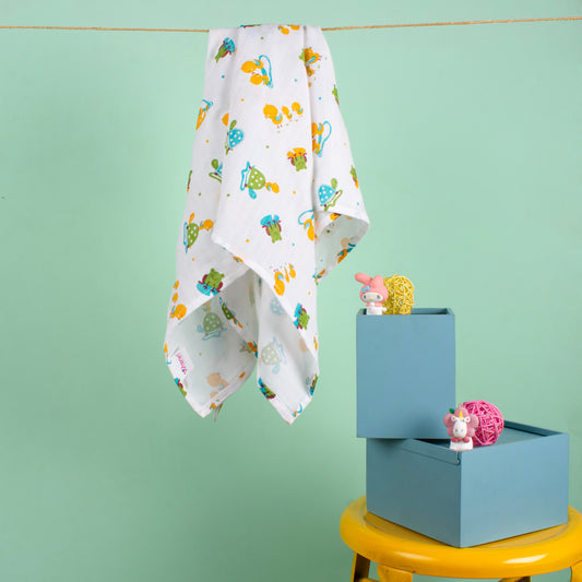 BAMBOO+ORGANIC-MUSLIN-SWADDLE-HOP & SPLASH