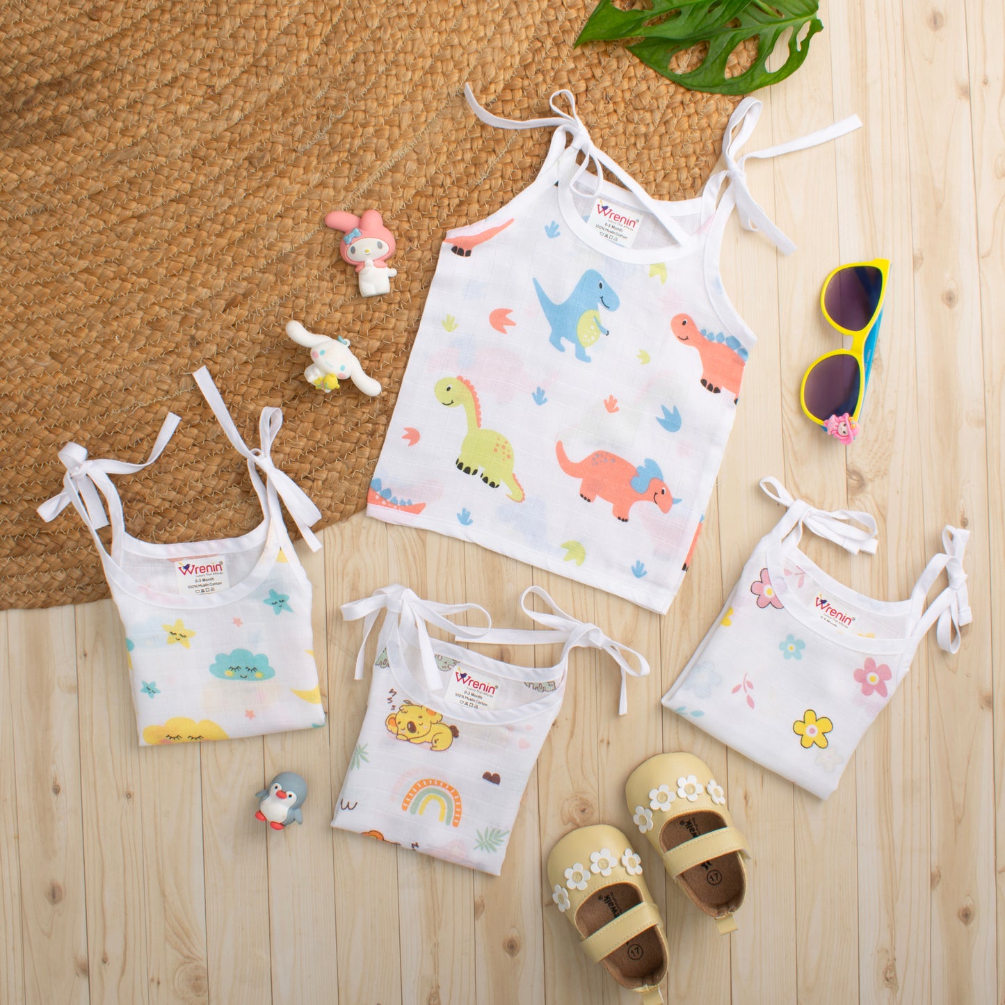 MUSLIN-JABLA-KNOT-FLORAL FLUTTER