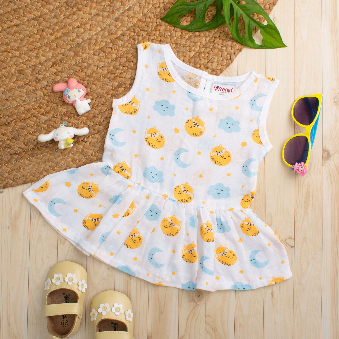 MUSLIN-FROCK-FRILL BOTTOM-Moonbeam Melody
