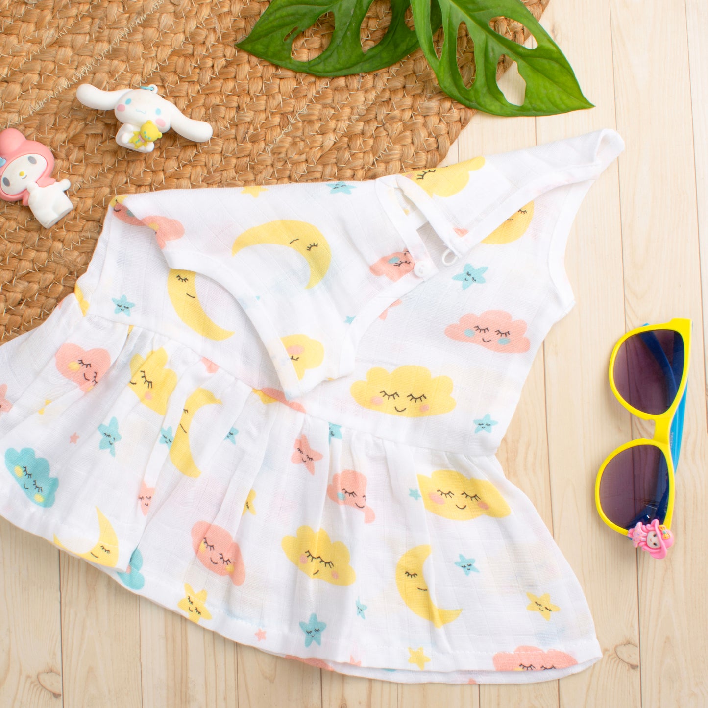 MUSLIN-FROCK-FRILL BOTTOM-TWINKLE TIDES