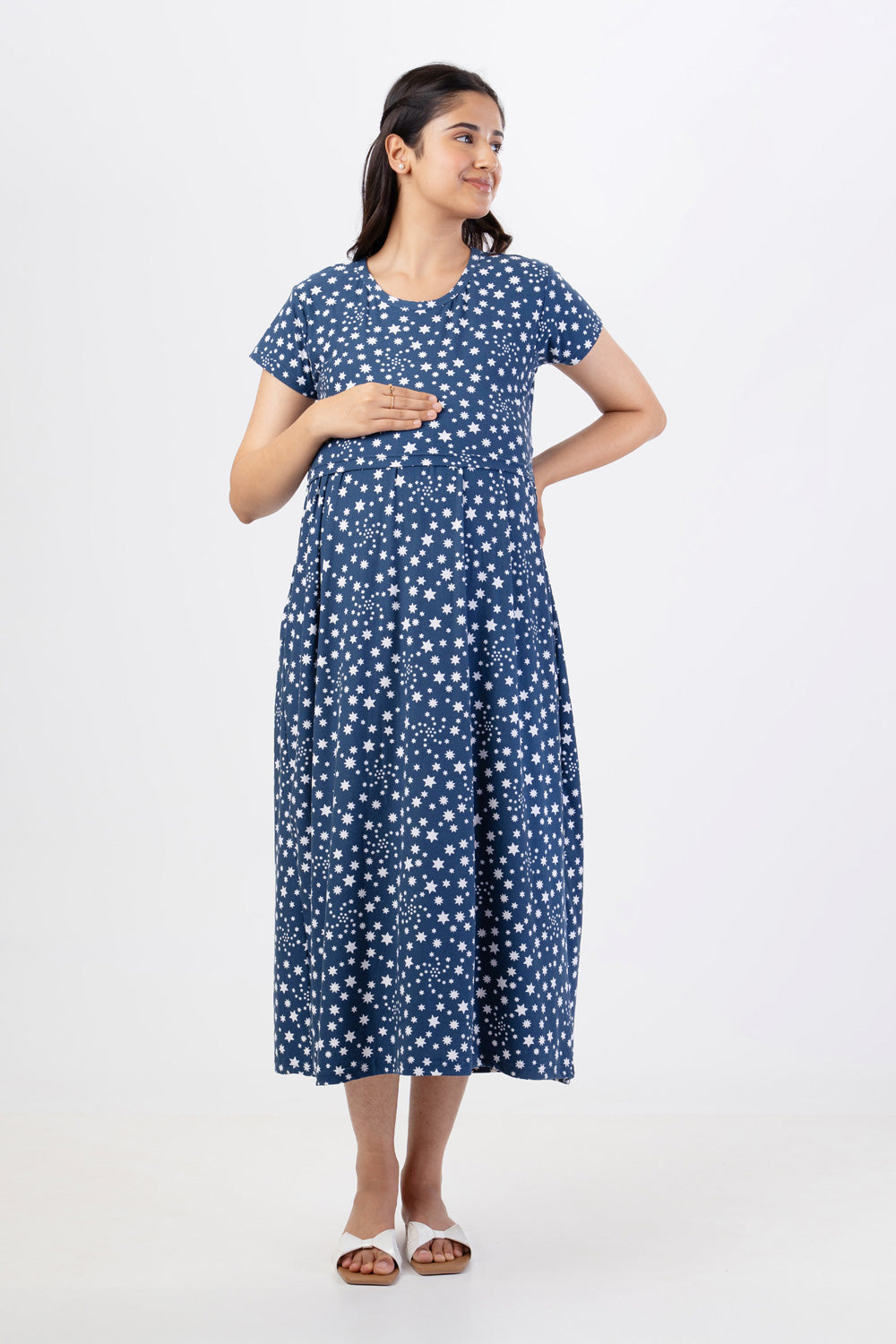 ZIPLESS MATERNITY WEAR SHORTSLEEVE - NEBULA  DREAMS