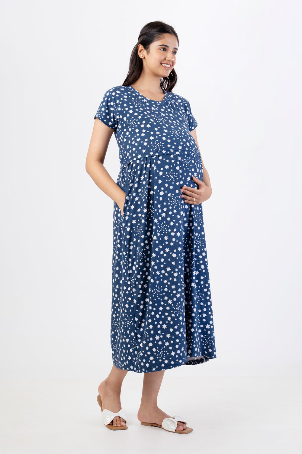 ZIPLESS MATERNITY WEAR SHORTSLEEVE - NEBULA  DREAMS