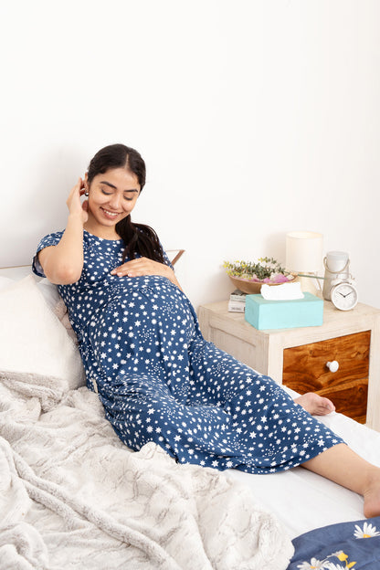 ZIPLESS MATERNITY WEAR SHORTSLEEVE - NEBULA  DREAMS