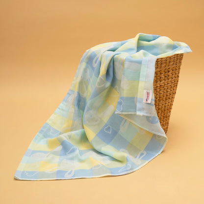 Muslin Blanket | Feather Light | Pastel Lemon Breeze