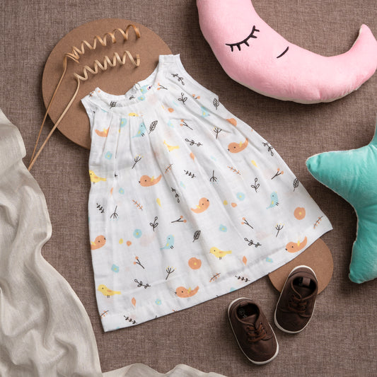 Muslin Frock Frill Zip - Natures Song