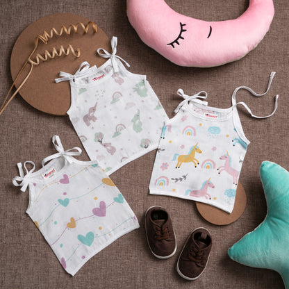 JABLA KNOT | ORGANIC MUSLIN |GOTS CERTIFIED |COMBO OF 6|JABLA KNOT 3, JABLA BUTTON 3