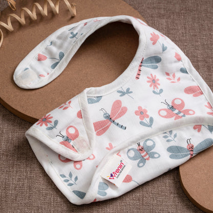 BIB | Organic Muslin | velcro | Baby Botanica