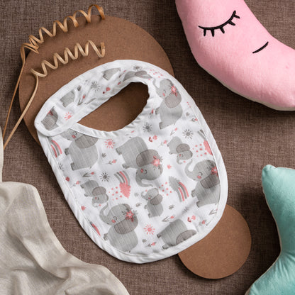 BIB | Organic Muslin | velcro | Dreamy Trumpet