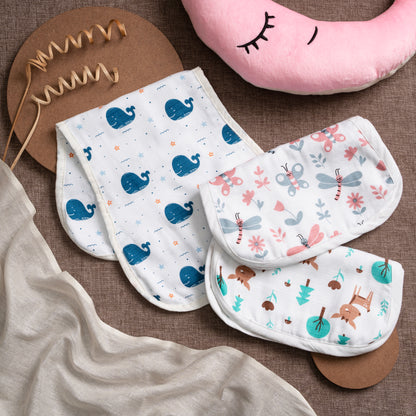 Burp cloth |Muslin | Organic |Wide Wrap | GOTS CERFIFIED| Baby Botanica