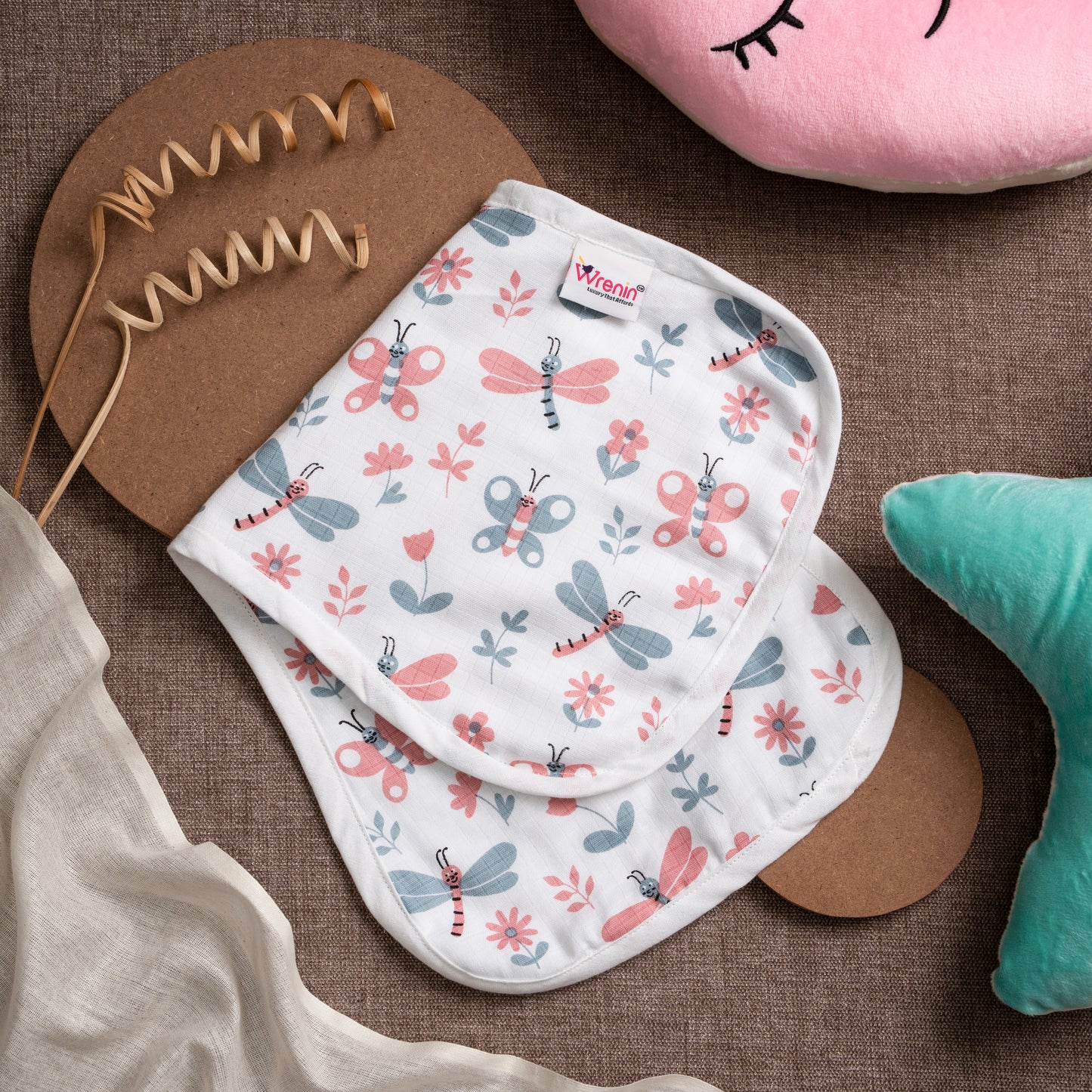 Burp cloth |Muslin | Organic |Wide Wrap | GOTS CERFIFIED| Baby Botanica