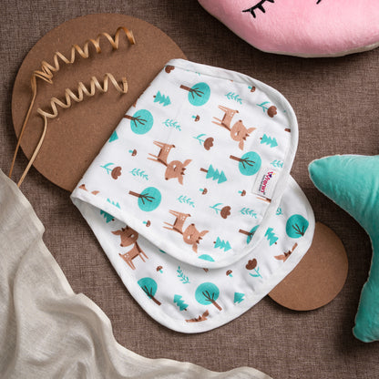 Burp cloth |Muslin | Organic |Wide Wrap | GOTS CERFIFIED| Woodland Luxe