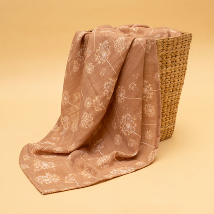 SWADDLES | ORGANIC MUSLIN | 120*100| XL | DAINTY DRIFT