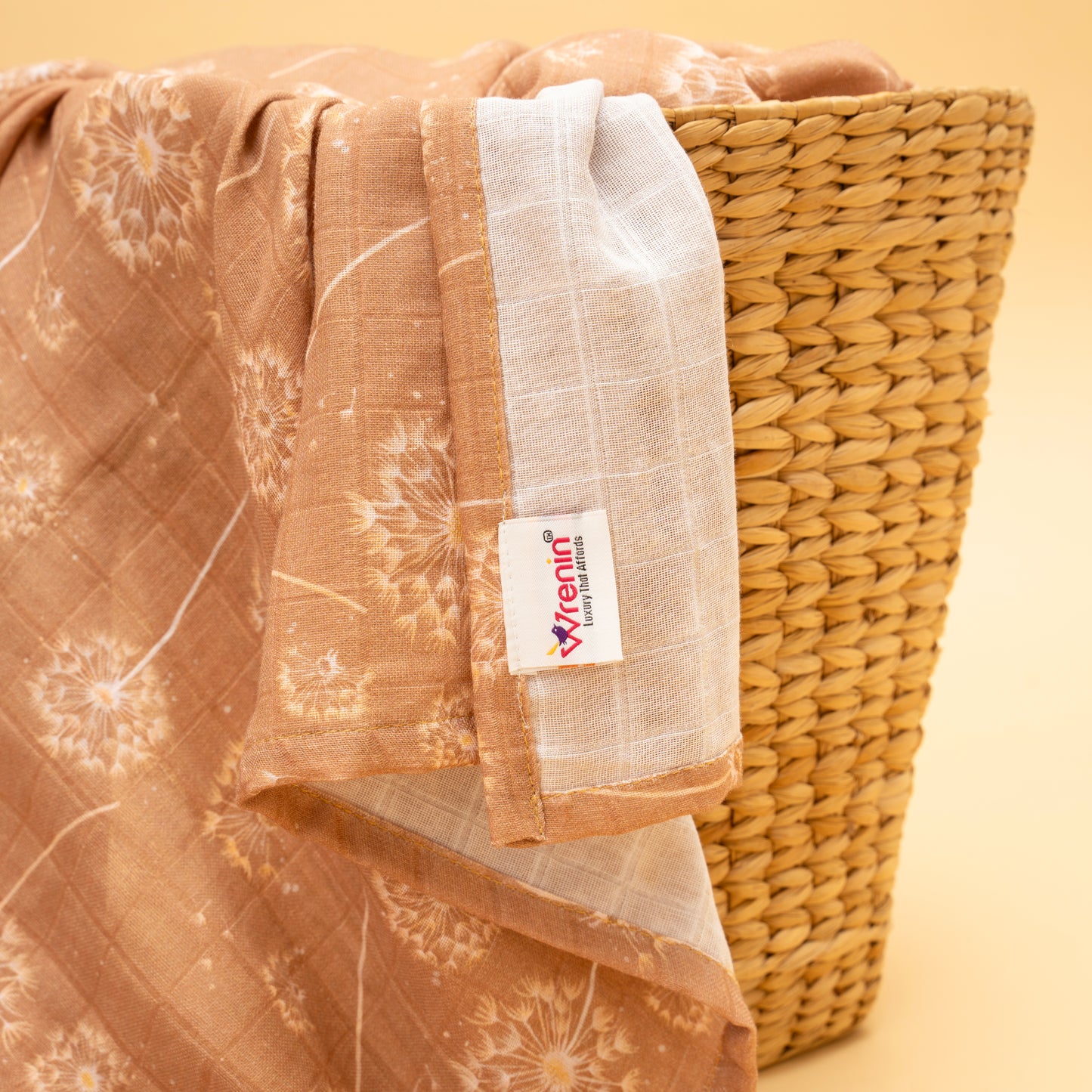 SWADDLES | ORGANIC MUSLIN | 120*100| XL | DAINTY DRIFT