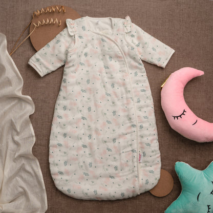 SLEEP SACK | 100% ORGANIC MUSLIN COTTON |  2.5 TOG RATING | DREAMY MEADOW
