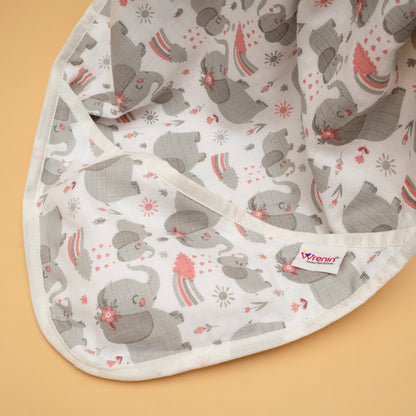 MUSLIN HOODED BLANKET  | 3 LAYER  | DREAMY TRUMPET