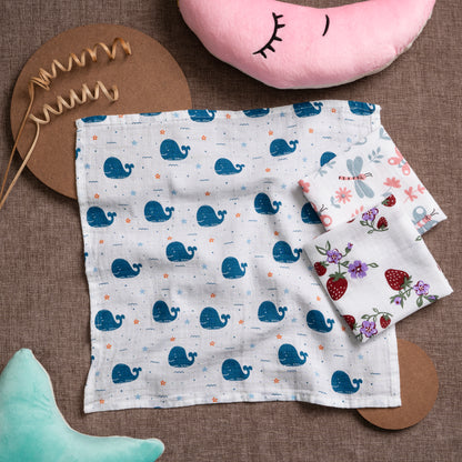 COMBO SAVER  |WIPES|GOTS CERTIFIED |PACK OF 3|RANDOM PRINTS