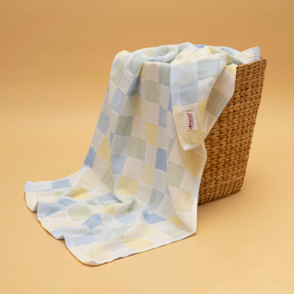 Muslin Towel Printed | Feather Light | Artic Breeze