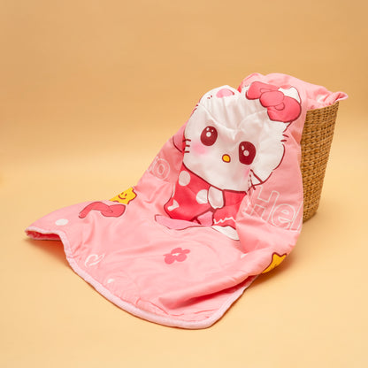 QUILT - BLANKET | COTTON FEATHERLIGHT | 136*106 CM |HELLO KITTY