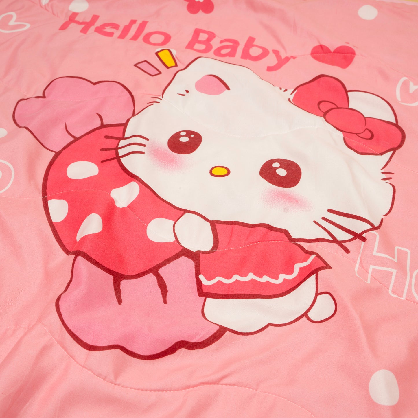 QUILT - BLANKET | COTTON FEATHERLIGHT | 136*106 CM |HELLO KITTY