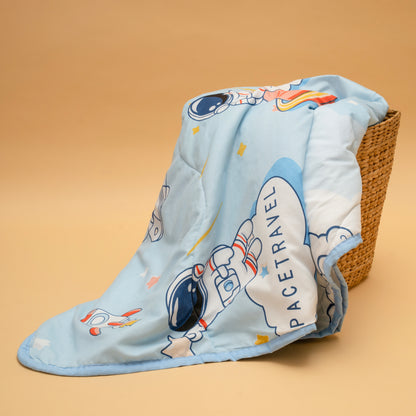 QUILT - BLANKET | COTTON FEATHERLIGHT | 136*106 CM | SPACE EXPLORERS
