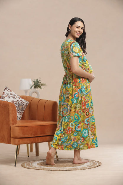 ZIPLESS MATERNITY WEAR | KNITTED COTTON | CLOUD SOFT | KALEIDO