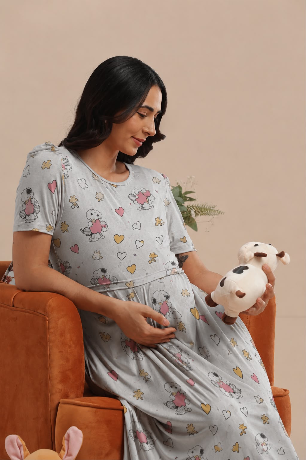 ZIPLESS MATERNITY WEAR | KNITTED COTTON | CLOUD SOFT | SNOOPY