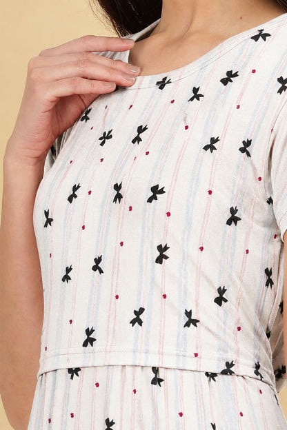 ZIPLESS MATERNITY WEAR | KNITTED COTTON | CLOUD SOFT | LACEY