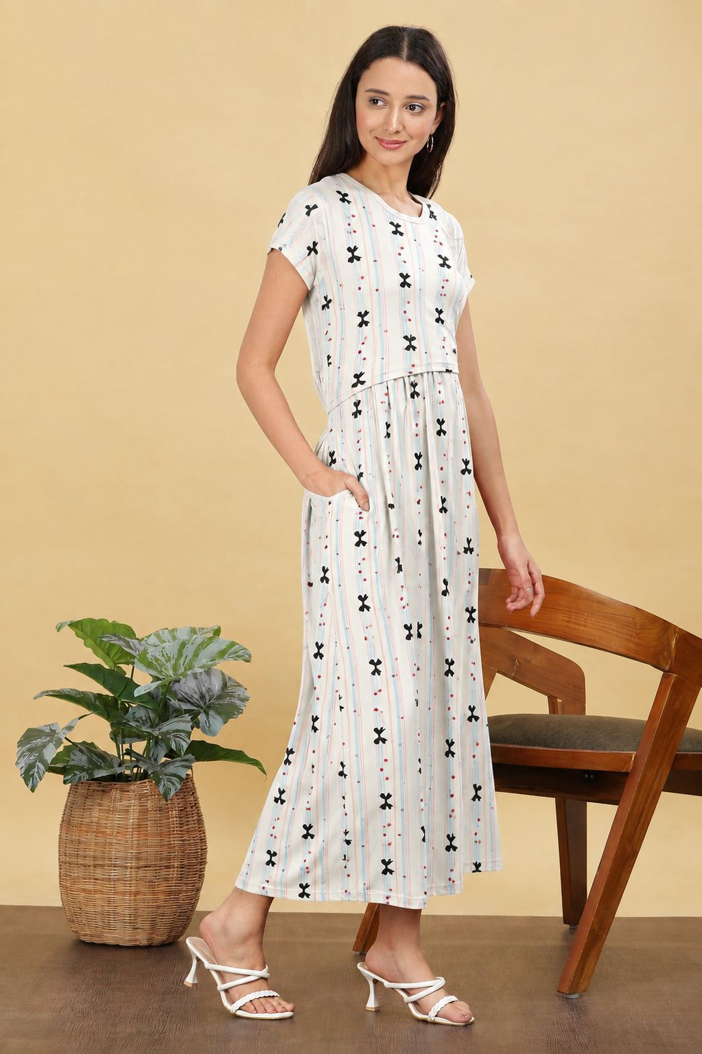ZIPLESS MATERNITY WEAR | KNITTED COTTON | CLOUD SOFT | LACEY