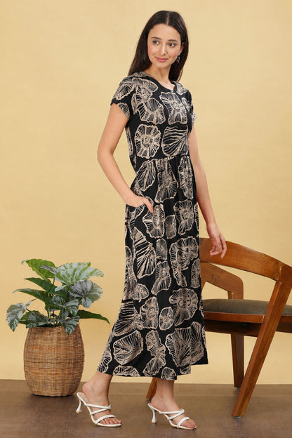 ZIPLESS MATERNITY WEAR | KNITTED COTTON | CLOUD SOFT | NOIR