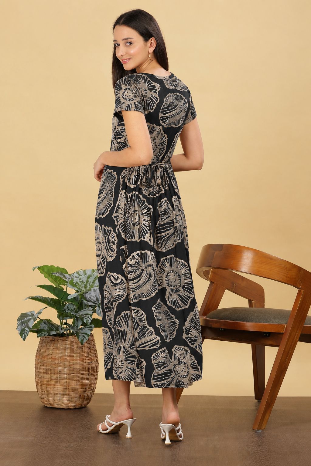 ZIPLESS MATERNITY WEAR | KNITTED COTTON | CLOUD SOFT | NOIR