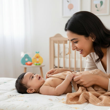 SWADDLES | ORGANIC MUSLIN | 120*100| XL | DAINTY DRIFT