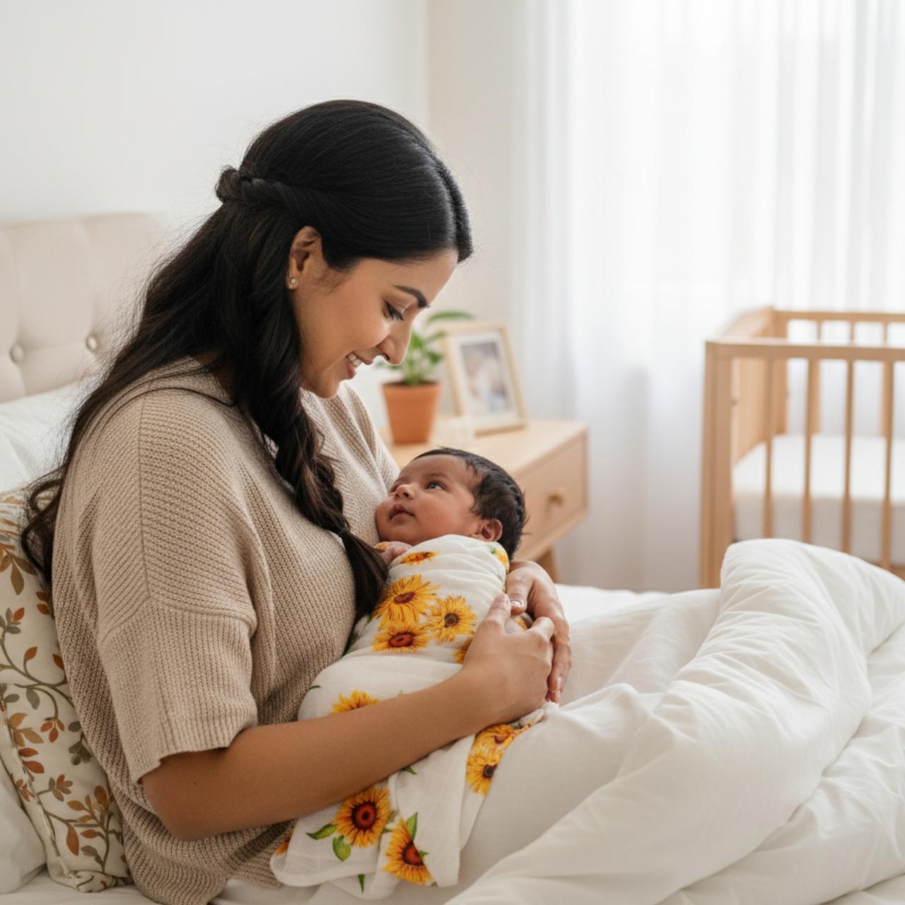 SWADDLES | ORGANIC MUSLIN | 120*100| XL | SUMMER SOLSTIC