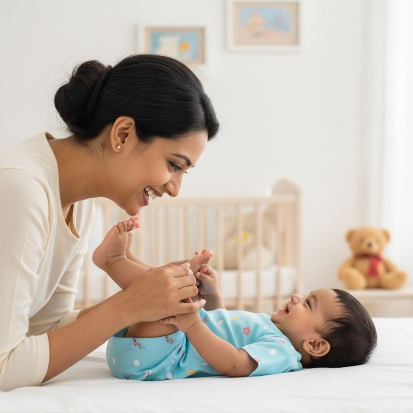 Jabla Set Envelope Sleeve - Soft Blue Hues