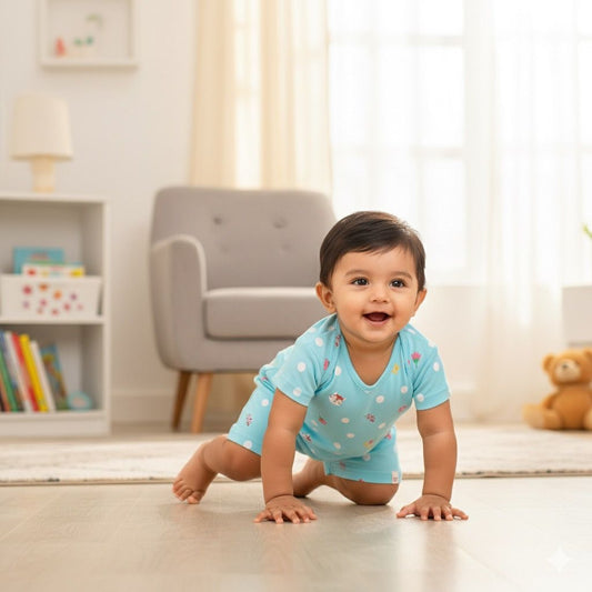 Jabla Set Envelope Sleeve - Soft Blue Hues